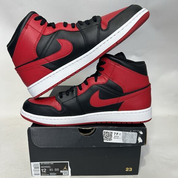 Nike Air Jordan 1 Mid Retro “Banned/Black Gym Red White” main image 6
